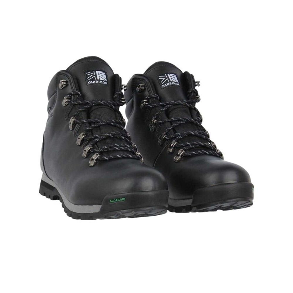 Karrimor Mens Munro Leather Walking Boots / Black